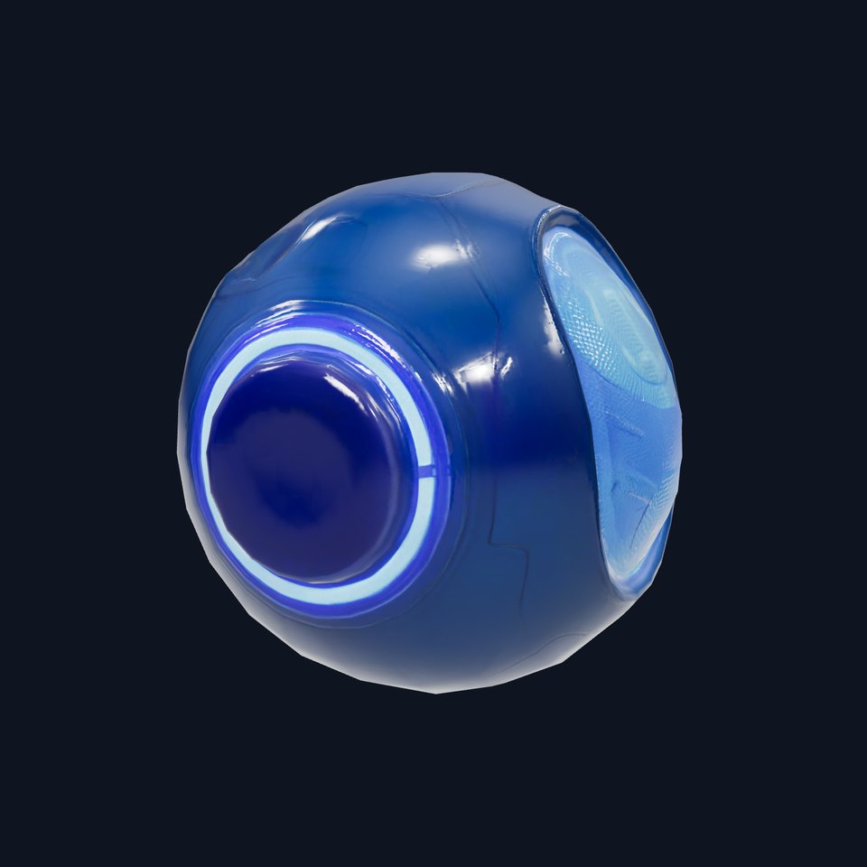 Futuristic Holographic Sphere Model Pack